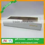 Popular Hot Selling White Lizards Leatherette Gift boxes Rectangular Chocolate Pastry Box