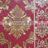 Classical Design Vinyl Flooring Deep Embossed Flower Making Wallpaper for House thumbnail-1