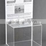 Wholesale Acrylic Collection Buckets With Lids thumbnail-2