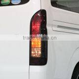 3pcs Smoked Tail Lamp Covers Exterior Trim Kit for Toyota Hiace 200 4th Regiusace Gen S-GL Accessories thumbnail-4