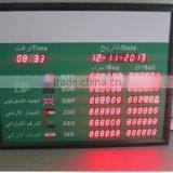 2016 Hot New Product Express Led Exchange Rate Board thumbnail-2