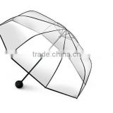 transparent folding umbrella