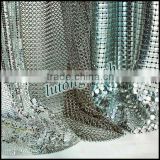 2014 modern design silver metallic mesh fabric/factory supplying
