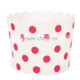 White/Red Dots Baking Cups Girls BOYs Kids BIRTHDAY PARTY SUPPLIES