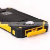 Hot Sale 10000mah Portable Solar Charger for Samsung Mobile Phone With Led and Compass thumbnail-2