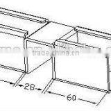 JY-2044E|Conveyor Roller Track Metal Joint|Two Ways Roller Track Metal Connectors thumbnail-4