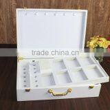 Chinese Factories Wholesale Custom High-grade PU Leather Box, Perfume White Beautiful Gift Box