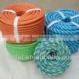 PE Mono Filament 3 Strand Twisted Plastic Rope Made In China thumbnail-3