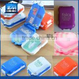 Sort Folding Portable plastic Vitamin Medicine Pill Box Case Container