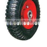 pneumatic rubber caster wheels with rims