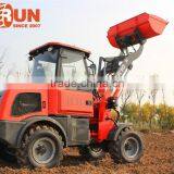 Everun Brand New Design 1 Ton Mini Front End Wheel Loader With Adjustable Pallet Forks thumbnail-6