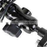 Adjustable Motorcycle Cell Phone Handlebar Rail Mount "X" Fork Holder Black New thumbnail-2