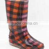 Custom Printing PVC Transparent Rain Boots Women thumbnail-6