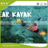 Glass Bottom Hull China Clear Transparent Kayak With Pedals Sale thumbnail-3