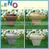 Stone Appearance Clay Fiberglass Flower Pot/ Old Rough Plant Pot thumbnail-3