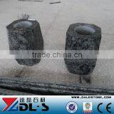 Green Granite Vases Grave for Tombstone thumbnail-1