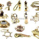 Nautical Key Chain, Brass and Copper Key Chains thumbnail-1