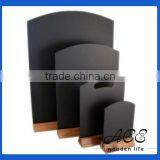 High Quality Wooden Blackboard Wooden Menu Board for Restaurant Coffee Shop Table Board for Chalk Outdoor Black Board thumbnail-1