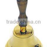Cast Brass Hand Bells With Polish Lacquer Finish thumbnail-1