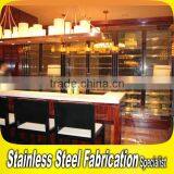 Modern Stainless Steel Bar Wine Cabinet For Hotel KTV Bar Club thumbnail-1