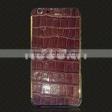 2016 For IPhone 6S/6s Plus Genuine Leather Gold Housing,Leather Gold Housing for IPhone,leather Housing thumbnail-4