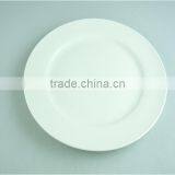 Wholesale White Ceramic Round Dinner Plate for Daily Use thumbnail-1