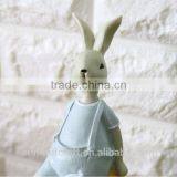 Resin Bunny Sitting on Egg Figurine Easter Decoration thumbnail-4