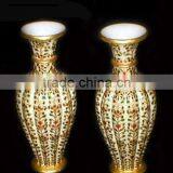 Marble Flower Vase, Decorative Flower Pot, Hand Made Marble Flower Vases, Craft Flower Pot, Flowers Pot, thumbnail-1
