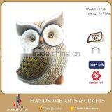 9 Inch Outdoor Resin Home and Garden Ornament Owl Figurines Lively Animal Statue thumbnail-6