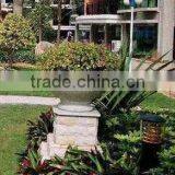 White Marble Flower Pot thumbnail-1