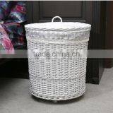 Cheap Round Willow Woven Laundry Hamper thumbnail-2