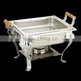 New 2 Pack of 8 Quart Stainless Steel Rectangular Chafing Dish Full Size thumbnail-3