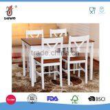 5-Piece Dining Set ,Solid Wood Table With 4 Side Chairs thumbnail-3