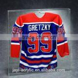 Wholesale Custom Clear Acrylic Jersey T-shirt Display Rack Case thumbnail-1