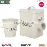 Vintage Metal Washing Powder Box