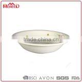 Market New Arrival Outdoor Dinnerware Unbreakable Functional White Round Melamine Plastic Food Bowl thumbnail-1