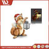 Online Shop China Art Work Fox Resin Craft Solar Garden Led Light thumbnail-5