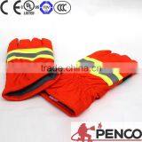 Safety Fire Retardant Gloves Exporting Firefighter Eu CE Red Gloves Fireman Working Hand Protected Glove thumbnail-3