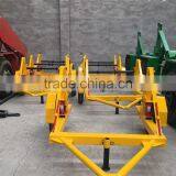 YT-1500 Hydraulic Steel Wire Rope Reel Trailer / Stranded Galvanized Steel Wire Drum Vehicle thumbnail-2