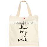 Eco-friendly Standard Size Plain Cotton Tote Bags thumbnail-5