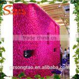 Silk Wedding Artificial Flowers Wall Backdrop WithRose&Hydrangea for Wedding Decoration thumbnail-5