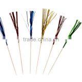 New Decorative Dessert Fruit Label Disposable Picks Art Toothpicks Wooden Wedding Fireworks Toothpick Party Supplies thumbnail-4