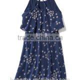 Cute Ruffle Top Spagetti Strap Child Girls Dress HSD8131 thumbnail-2