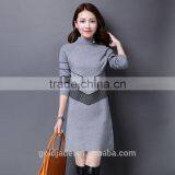 2017 Fashion Plain Hand Knitted Sweater Women Cashmere Sweater thumbnail-1