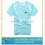 Mens Running Shirt Made of Wicks Moisture Mesh Fabric