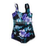 Wholesale Custom Floral Design Kids Girl Swimwear Swimsuit 2017 thumbnail-1