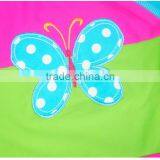 2017 Wholesale Butterfly Printed Summer Swimwear Short Sleeve European Kids Swimwear thumbnail-3