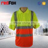 Two-colored Reflective Safety T-shirt for Worker Polo T-shirts 2014 High Visibility Esd T-shirt for Adult thumbnail-6