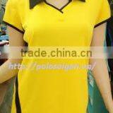 Women Polo Shirt, v Neck, Short Sleeve, 100 % Polyester Birdeyes thumbnail-3