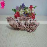 New Baby Headband Polka Dot Print Knot Tie Headwrap Vintage Cotton Head Wrap Photo Prop Stretchy Knot Girls Hair Accessories thumbnail-2